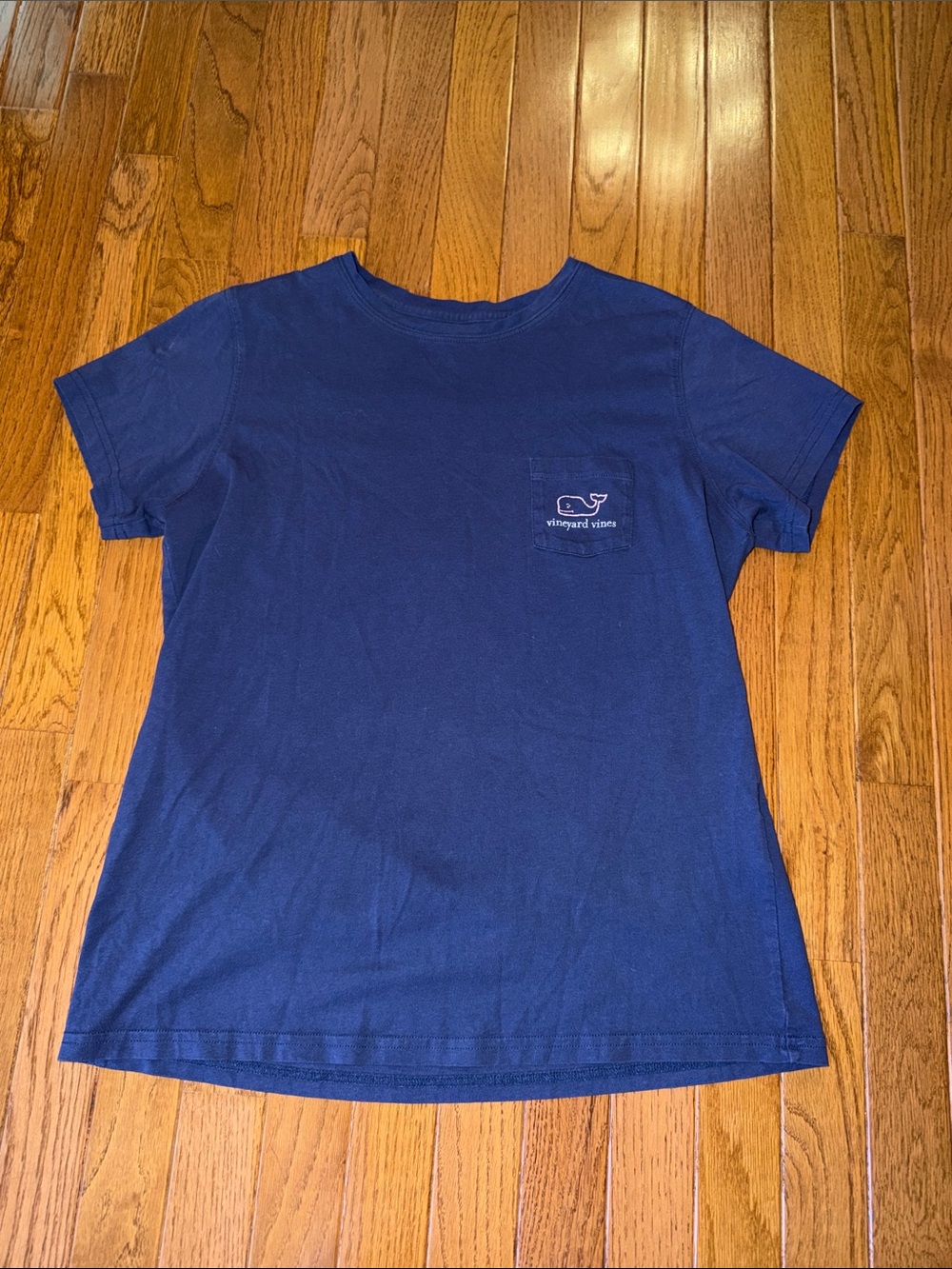 Vineyard Vines Navy Blue Short Sleeve Pocket Tee